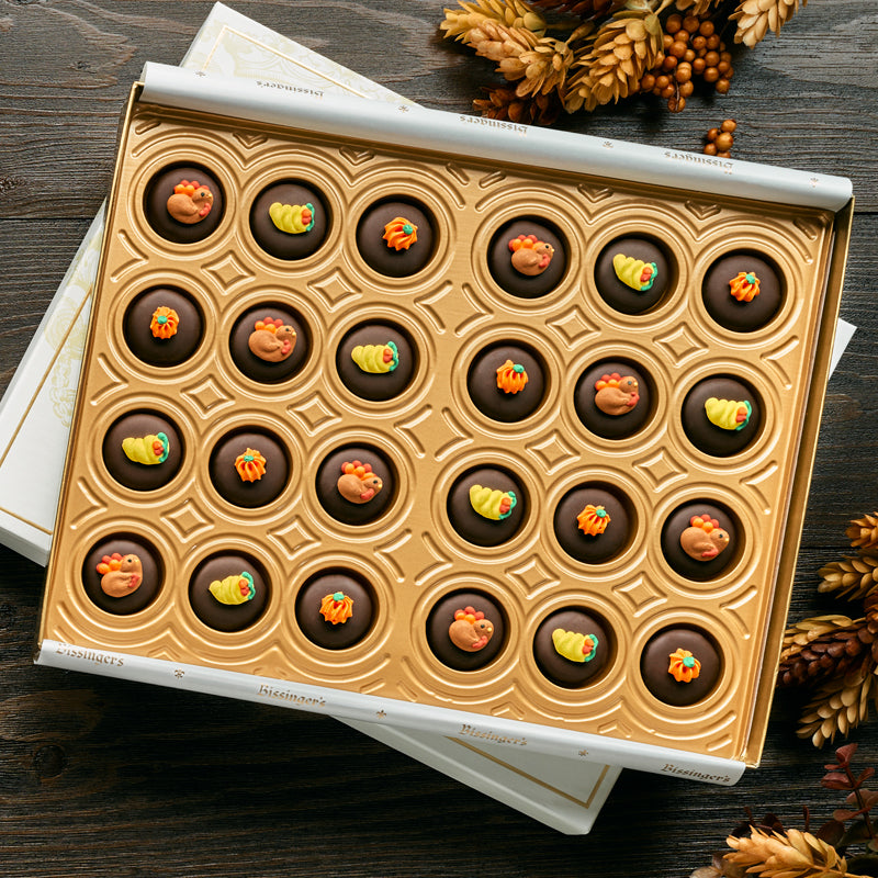 Hand-Decorated Thanksgiving Mints - 24 PC