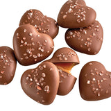 Sea Salt Caramel Hearts - 8 PC