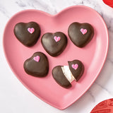 Dark Marshmallow Hearts - 8 PC